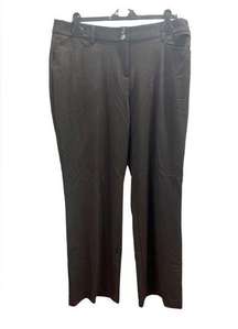 Alfani Black Straight Leg Trousers Size 16