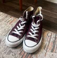 Maroon High Tops Sz 9