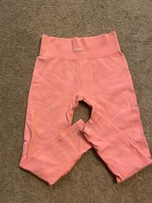 Bo+Tee Peach/Light Pink leggings