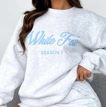 White Fox Grey Sweater