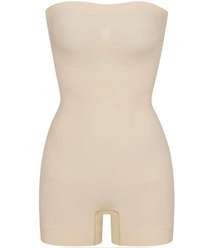 NEW Skims Seamless Sculpt Strapless Shortie Bodysuit Sand Size 2XL