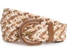 Madewell Genuine Woven Leather Belt Size XXS/S 41.5 Inches Coastal Beachy