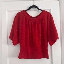 B.WEAR Sequined knit top