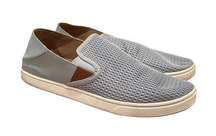 OluKai Pehuea Gray Blue Mesh Slip On Convertible Sneakers Shoes Women's 9.5