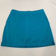 Gymshark Women's Stretch Tennis Athletic Skirt Active Skort Aqua Blue Medium