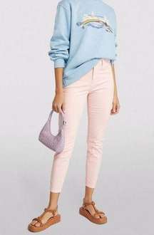 Lagence margot pink high waisted skinny jeans Barbiecore