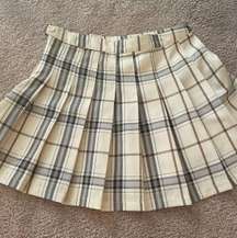 Plaid Skirt