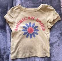 american eagle baby tee