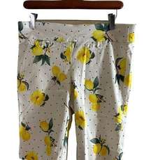 NYCC Lemon Print Bermuda Shorts - Size 10