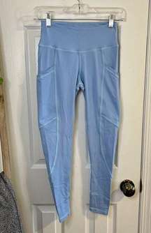 P’tula Baby Blue Leggings With Side Pocket