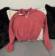 cropped sweatshirt