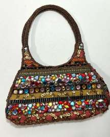 For Nine Vintage Y2K Beaded Rhinestone Mini Indie Handbag