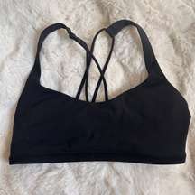 Black Strappy Bra