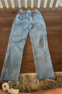 Abercrombie 90s Straight Ultra High Rise Jean