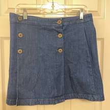 Brooks Brothers mini denim skirt