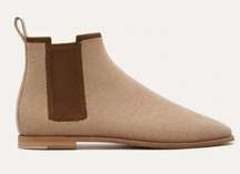 Rothy’s The Merino Wool Chelsea Ankle Boot in Chestnut Brown