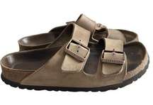 Birkenstock Arizona Leather Double Straps Sandal Women's 9 /39 Tan Soft Sole