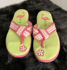 nick and nora sock flamingo slippers - Women’s L XL 8-10.5