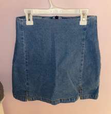 j galt denim mini skirt