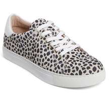 Jack Rogers Women's Rory Sneaker Lace-Up Round Toe Black/White‎ Dots Size 8M