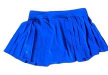 Lululemon Side-Pleat High-Rise Tennis Skirt in Charged Indigo Size 12