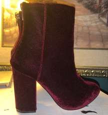 Velvet Booties