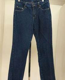 DICKIES  BLUE DARK WASH LINING & SHELL 100% COTTON WOMEN'S JEANS SIZE: 6R