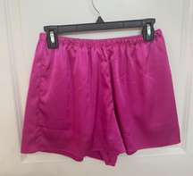 Pink Silky Shorts