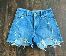 Abercrombie Curve Love The Mom High Rise Shorts