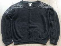 Belle Du Jour Black Knitted Sweater