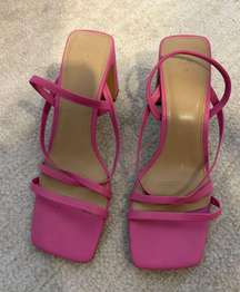 Pink Strappy Heel