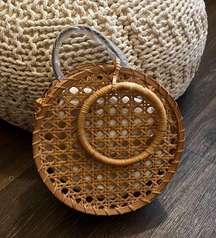 Wooden Circle Bag