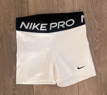 White  Pro Shorts