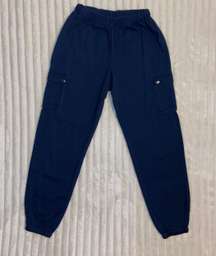 Petite Navy Blue Cargos Size Small