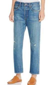 VINCE UNION SLOUCH DISTRESSED JEANS