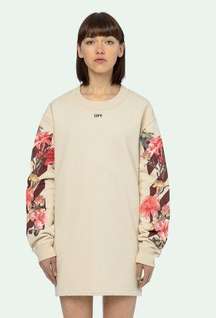 Flowers Carryover Sweatshirt Dress