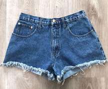 Carolina Blues Denim Cut Off Jean Shorts Vintage