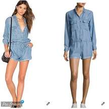 Rails Johnny Indigo Chambray Romper