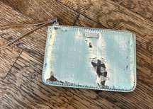 Gold Bow Wallet Wristlet