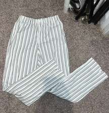 / Brandy Melville High-Waisted Striped Beach Pants (One Size)