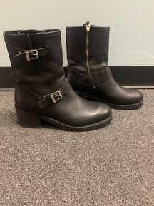 Ralph Lauren Payge Vachetta Leather Boots