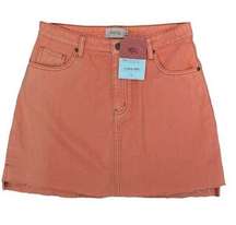 NWT MinkPink MP | D Ally Denim Mini Skirt | Spice Burnt Orange | Medium