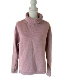 Tahari Sport Women Pullover Pink Turtleneck Sweater Size Medium New with Tags