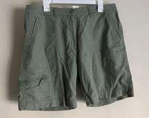 Woolrich Womens Sage High Rise Shorts Size 16 Petite Cargo Hiking