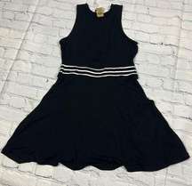 American eagle outfitters black skater dress size medium