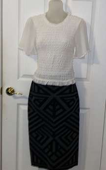 NWT!! Catherine Malandrino pencil skirt Size Small $88