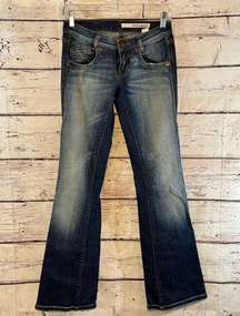 Jeans Bootcut Low Rise w Fading-OL