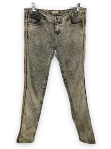 Vintage Pull & Bear High Rise Acid Wash Jeans Size 12