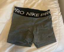 Pro Gray Spandex Shorts