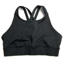 Essence Sports Bra Black Strappy Back